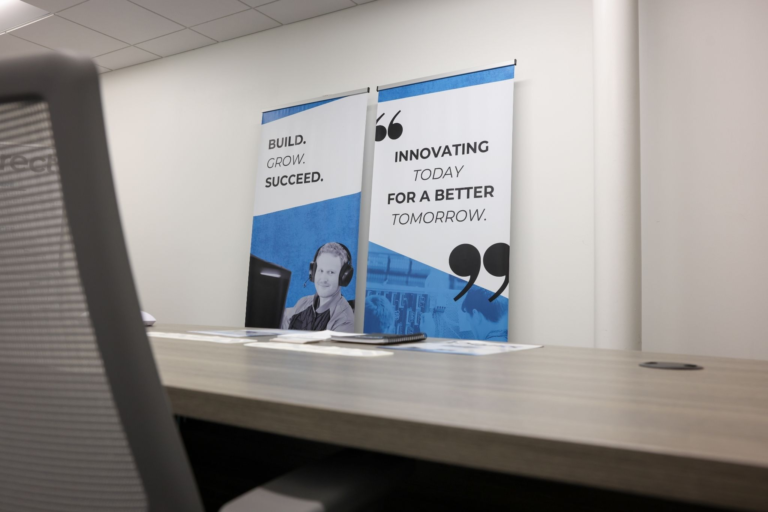 Conference room for Rapid City technology solutions team