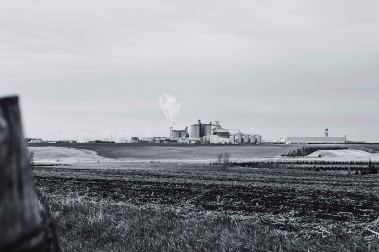Industrial processing facility where operational data is generated across production systems and equipment.