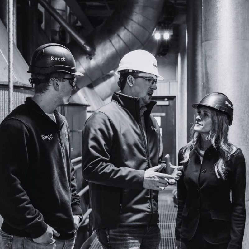 Direct Team Supporting Industrial Field Operations