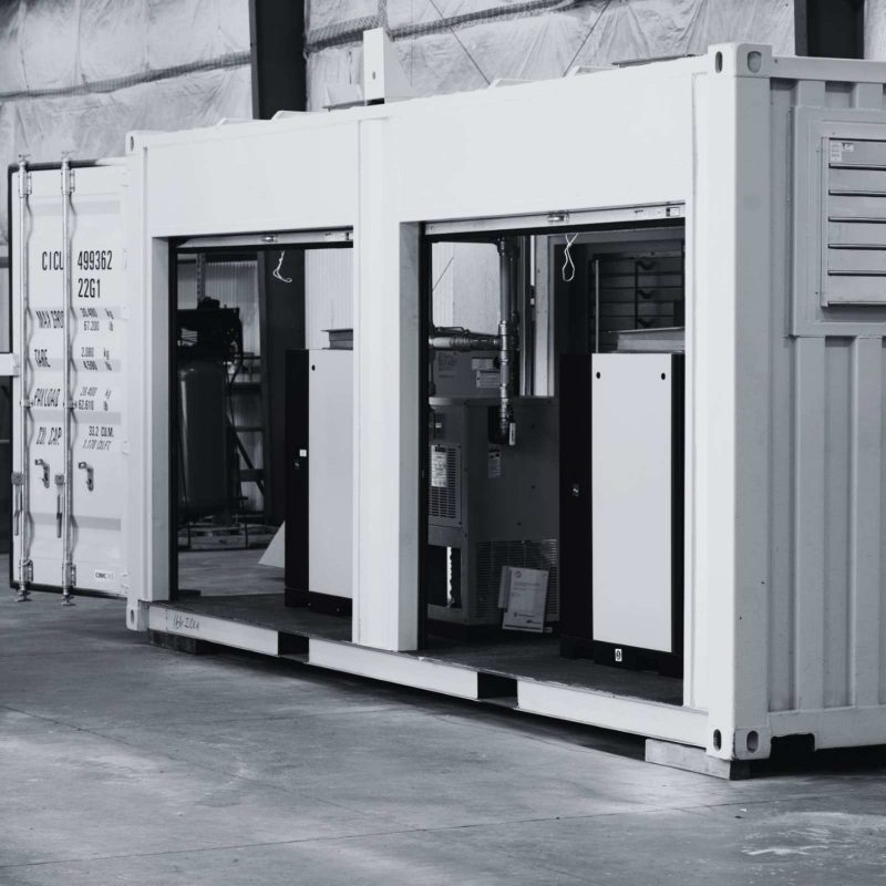 Modular process skid with packaged industrial equipment for off-site fabrication and field installation